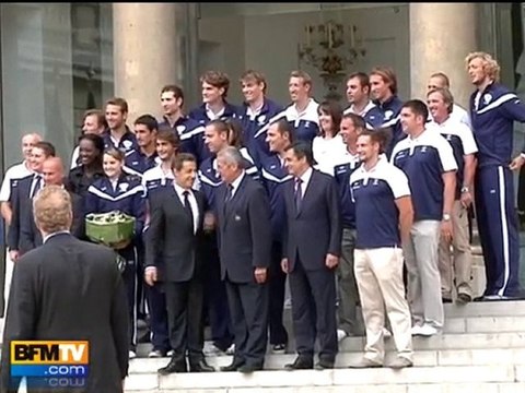 La tournée parisienne des nageurs français