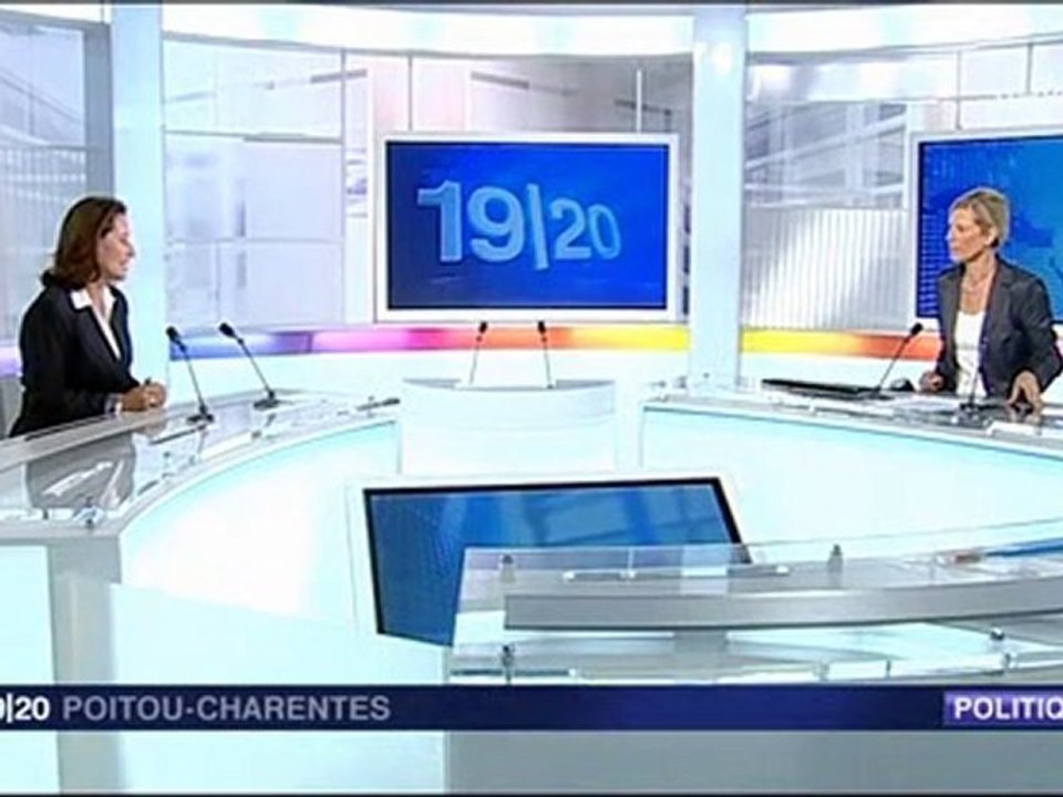 Ségolène Royal 19/20 - FR3 Poitou-Charentes - 26 aout 2010