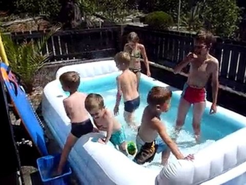 20100802 Piscine gonflable Lacanau