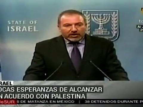 Pocas esperanzas de alcanzar un acuerdo con Palestina