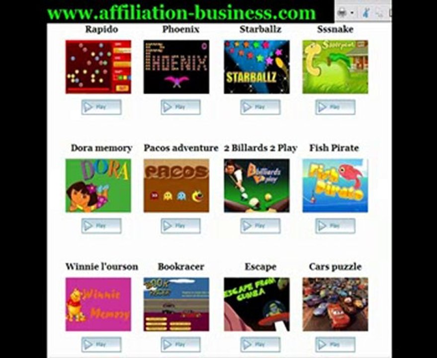 affiliation-business jeux gratuits pour se détendre !