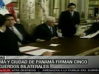 Panamá y Perú establecen “hoja de ruta” para el TLC y