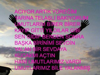 kadim ben seni kaybettim