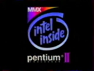 Publicité Processor Pentium2 Intel Inside 1997