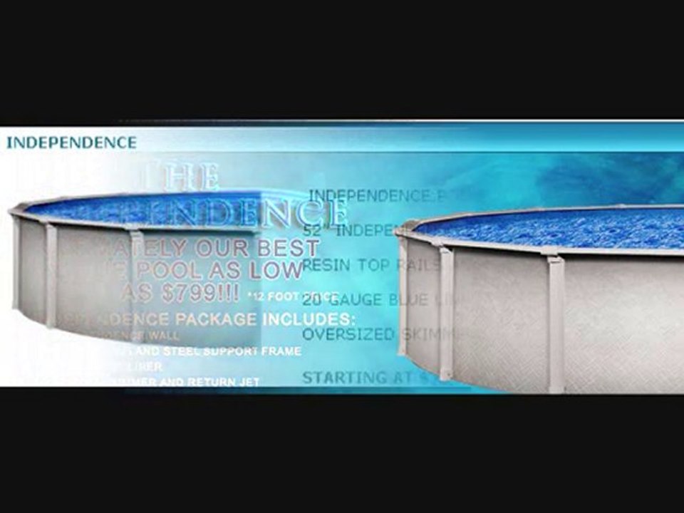 Above Ground Pools and Pool Equipments