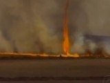 tornado di fuoco in brasile