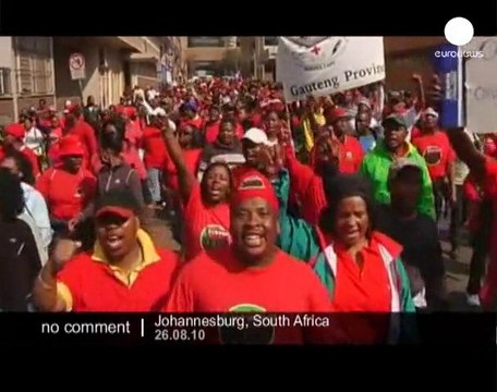 Public sector strike goes on in South Africa - no comment