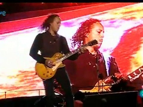Metallica - Kirk Guitar Intro [Madrid, Rock in rio 2010]