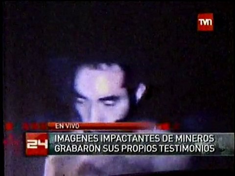 Mineurs chiliens prisonniers : la première vidéo