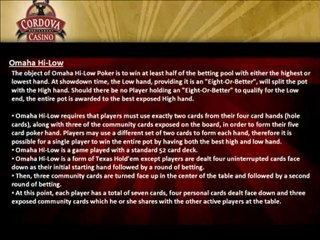 California Poker Gaming - Cordova Casino