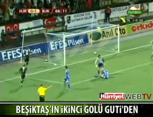 Helsinki Beşiktaş maçı 2. gol Guti