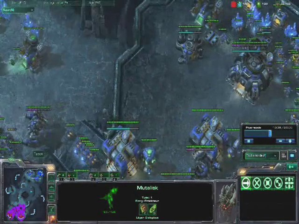 Match Starcraft II : Tarson (Terran) vs Idra (Zerg)