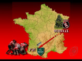 annonce match rugby pau-oyo