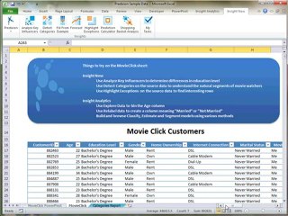How to use Predixion predictive analytics: detect categories