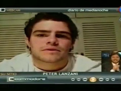 Peter Lanzani en Diario de Medianoche (ERREWAY2008)