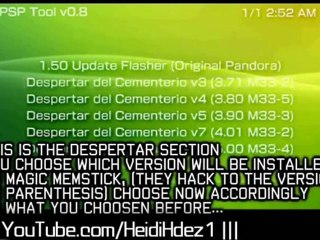 [PSP] How to HACK any PSP - Using another CFW PSP - ...
