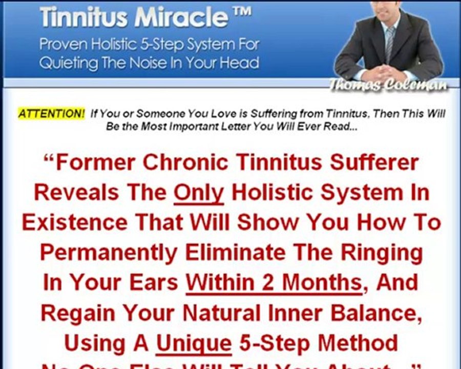 Tinnitus Treatment. Know Symptoms and Cure Guaranteed.