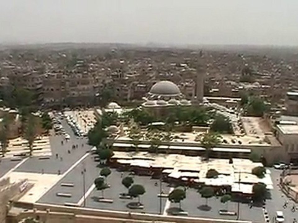 Syrie - Aleppo : Vue de la citadelle