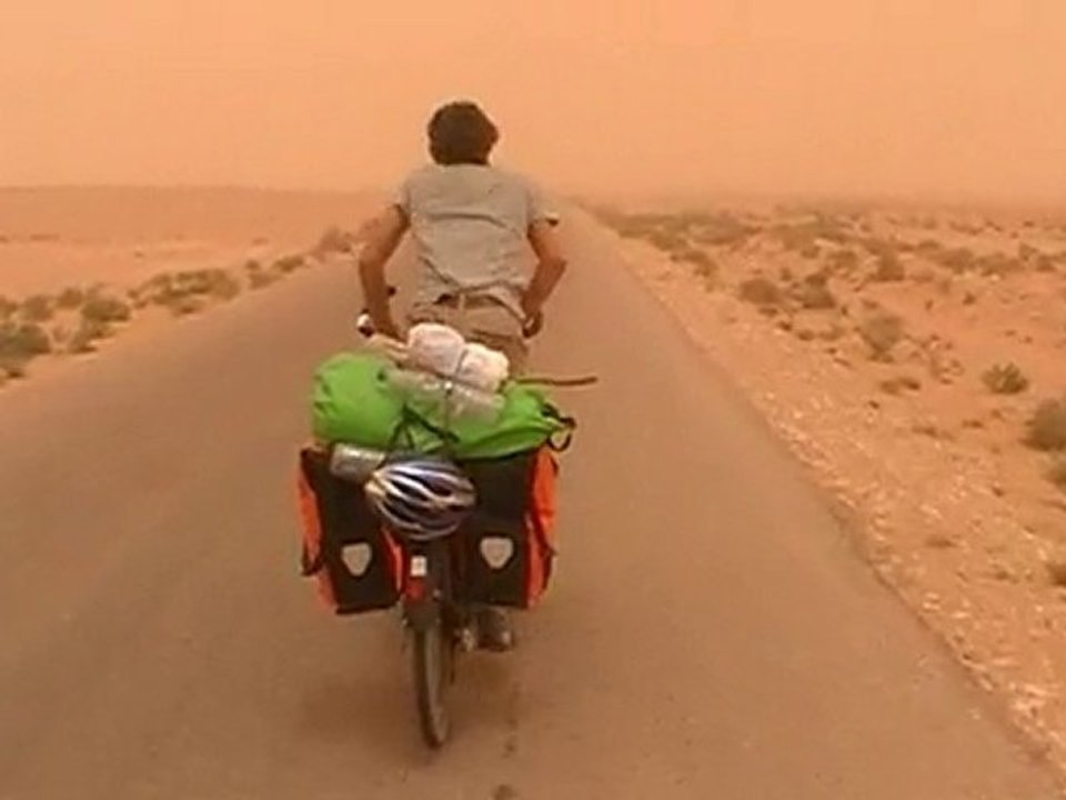 Syrie - Tempête de sable désert près de Rasafa