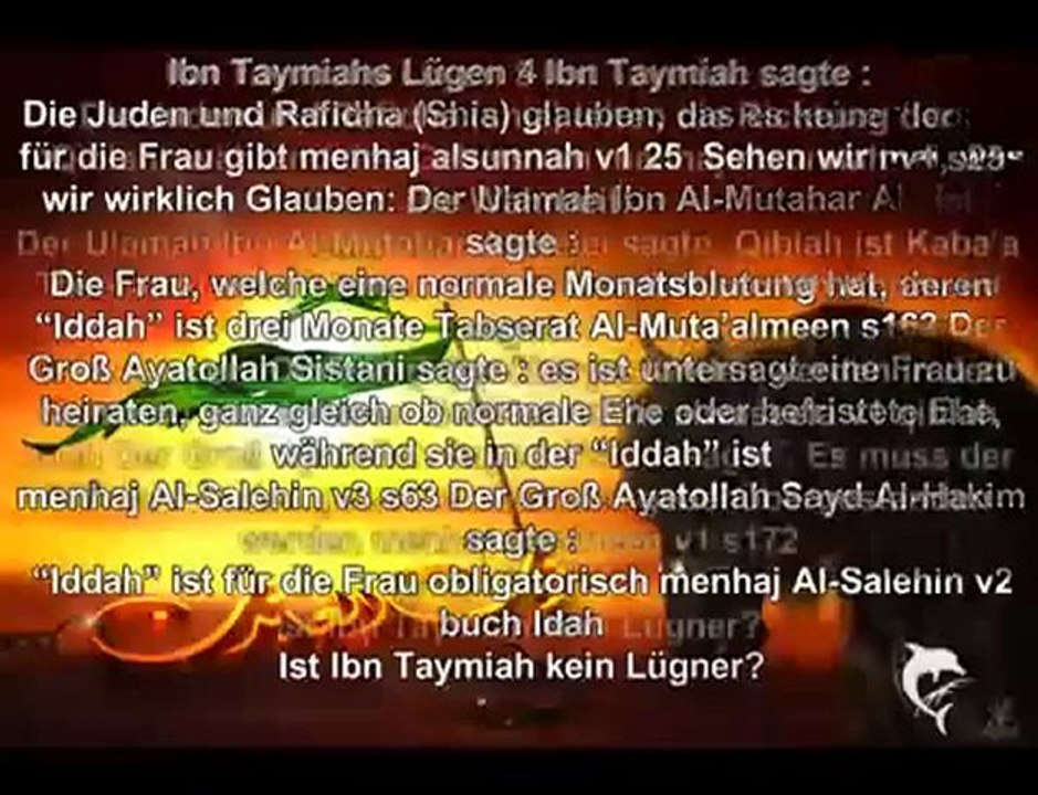 Ibn Taymiyyah s. 21 grösste lügen - Teil 1 von 2