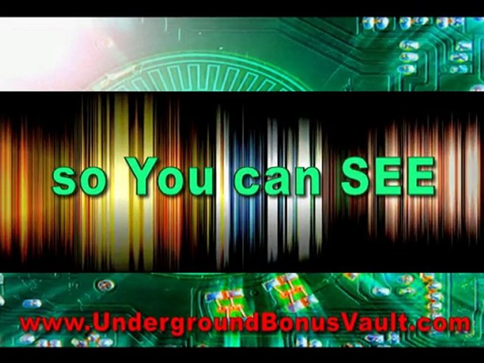Underground Bonus Vault for Internet Marketing Product Laun