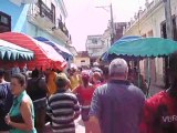 CUBA : Rue commercante de Sancti Spiritus