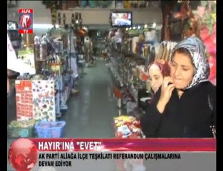 Ak Parti Aliağa Referandum Çalışması