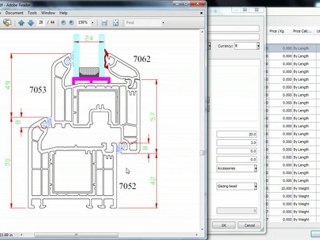 Ra Workshop 3.2 - Sash Profile - Geometrical Parameters