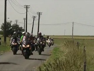 Randonnée Moto à Ladeuze le 10-07-2010 par le RAT PACK ATH