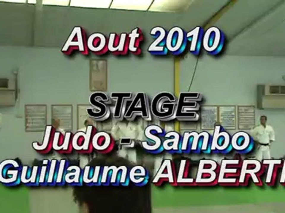 stage Guillaume alberti Judo - Sambo