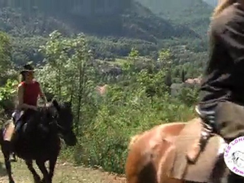 Randonnée à cheval Ariège Pyrénées avec Les longues pistes