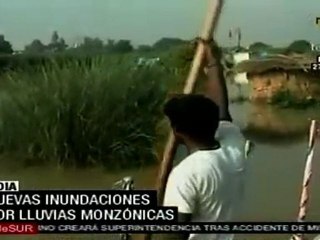 Lluvias monzónicas ponen en alerta a la India