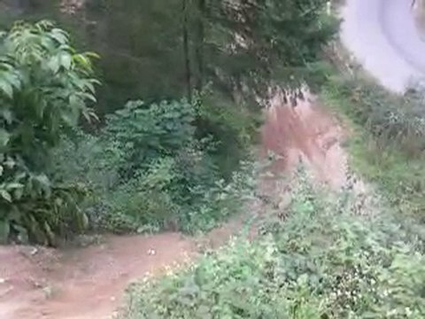 moi et romain descente mur st alban 2