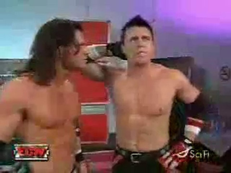 Miz punches Morrison ECW 16-10-07