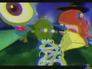 Sünger Bob 3D 3 boyutlu WWW.GOZLUK3D.COM (amber-blue)