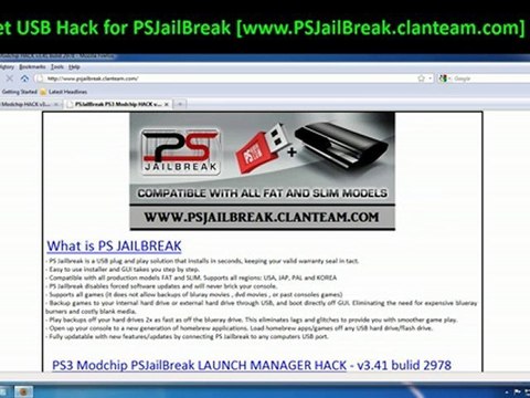 Ps3 USB Hack by Modchip with PS Jailbreak UPDATED!