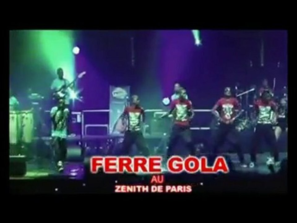 spot Férré gola  zénith de paris
