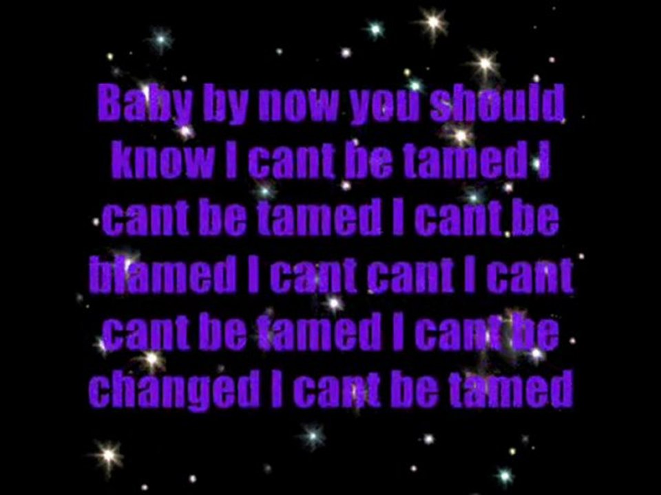 Miley Cyrus - I Cant Be Tamed