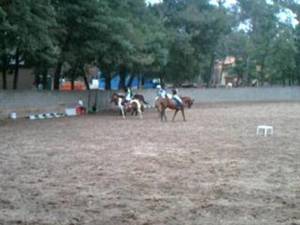 moi et ma cousine à cheval