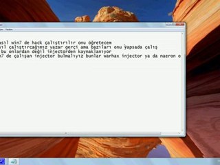 Win7 Hack Açma
