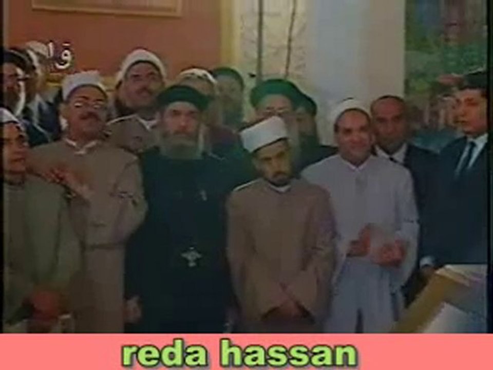 كلمات الشيوخ الشعراوى والغزالى وجاد الحق للرئيس حسني مبارك