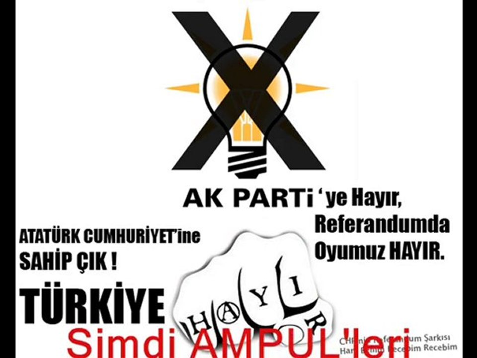 CHP Referandum Şarkısı - Hani Benim Recebim Recebim