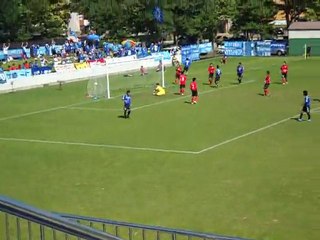 ブラウブリッツ秋田　2010天皇杯秋田県予選　vs秋田FCカンビアーレ　久保田3点目