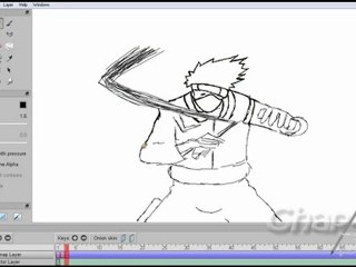 Animation test Kakashi  / Prueba Animacion Kakashi