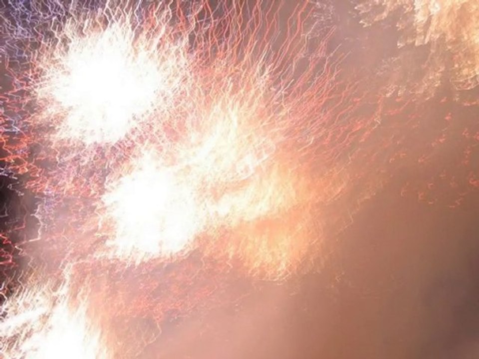 FEU D'ARTIFICE A LA FERIA DE DAX - Eté 2010