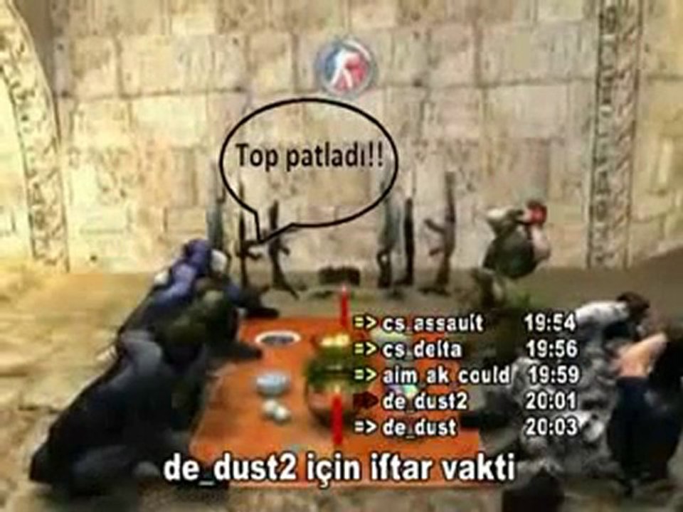 Counter Strike'de De_Dust2 için iftar vakti (: