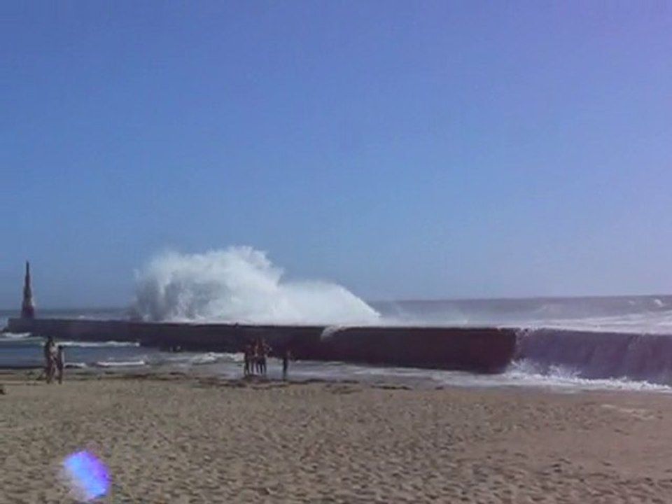 vagues porto