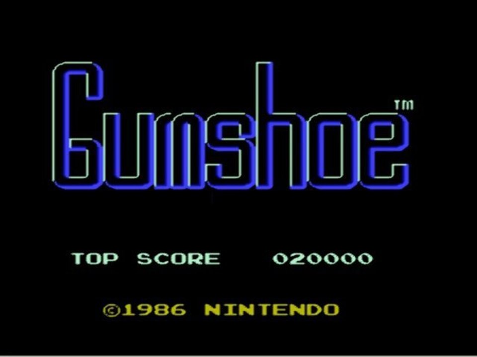 Gumshoe [nes] videotest + nes zapper V1 & V2