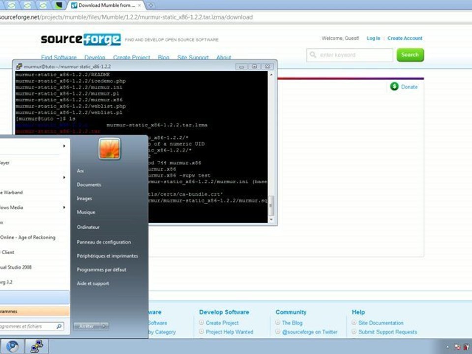 Mumur et CentOS