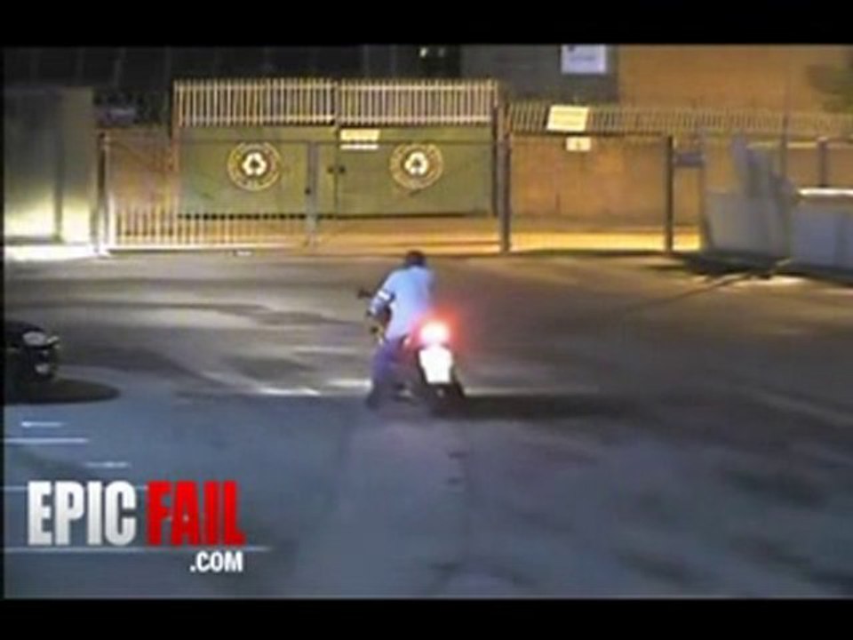 Motorcycle Parking Fail
